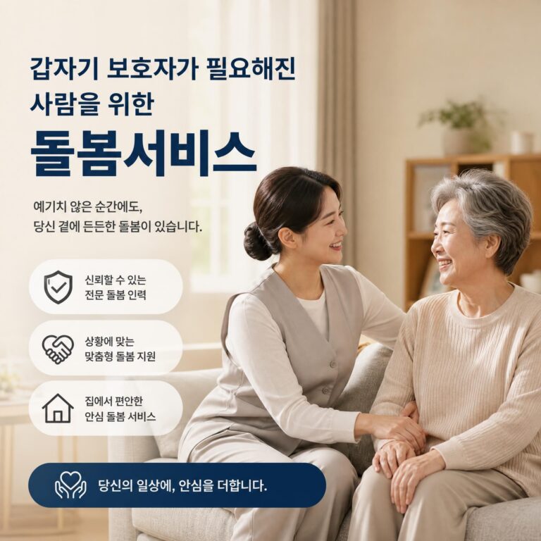 갑작스러운 돌봄서비스 썸네일