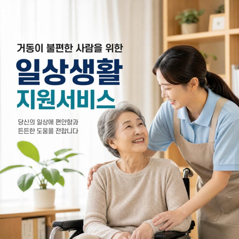 거동이 불편한 사람을 위한 일상생활 지원서비스 썸네일