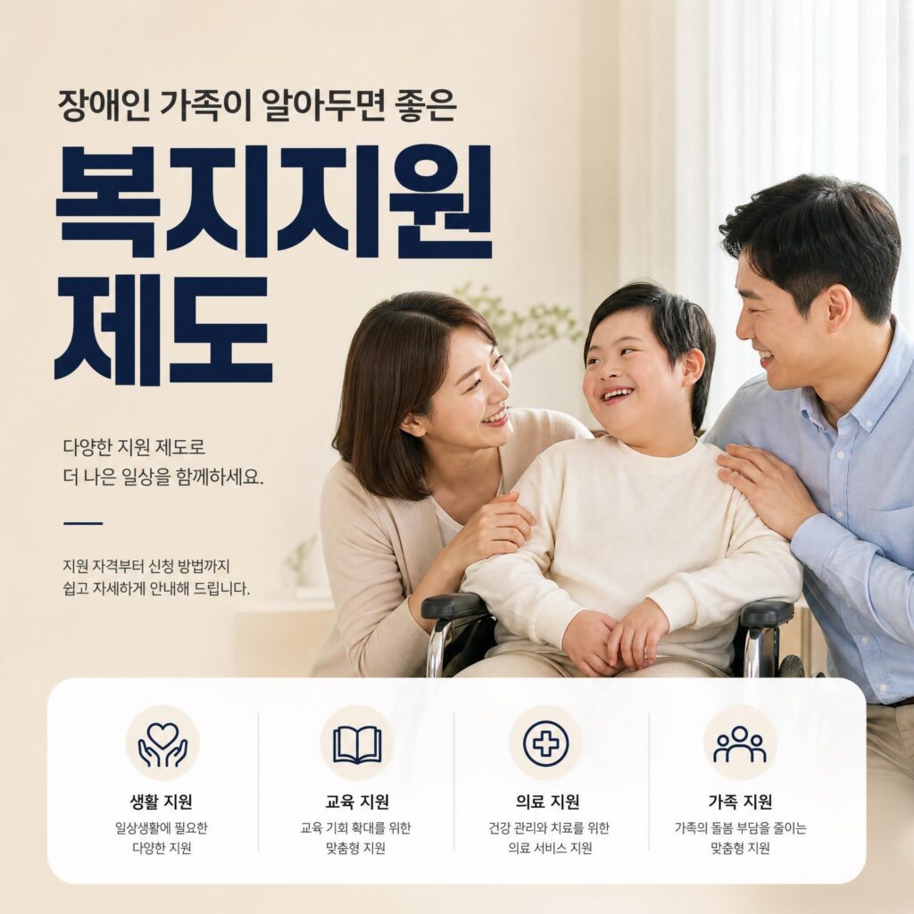 장애인 가족 복지지원 제도