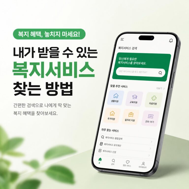 복지서비스 찾는 방법 썸네일